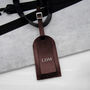 Handmade Personalised Leather Luggage Tag, thumbnail 4 of 7
