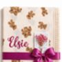 Personalised Baby Blanket 120x100cm 100% Cotton Muslin Newborn, thumbnail 8 of 12