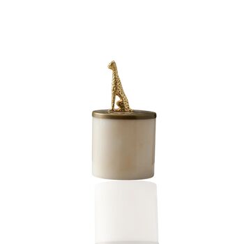 Handmade Decorative Ceramic Jar With Cheetah Lid, 2 of 2
