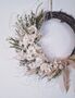 Pearl, Neutral Dried Flower Wreath, thumbnail 1 of 4