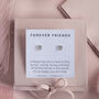 Forever Friend Earring Studs, thumbnail 4 of 5