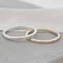 Plain Band Ring. 9ct Gold Stackable Ring, thumbnail 4 of 8