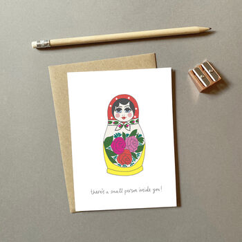 Russian Doll Greeting Card, 2 of 2