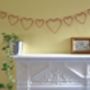 Heart Strings Wooden Garland, thumbnail 2 of 12