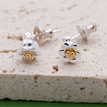 Lily Of The Valley Silver Drop Stud Earrings, 5 of 9
