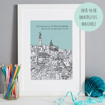 Personalised Graduation Gift City Print, 2 of 12