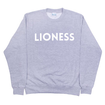 'Lioness' Unisex Sweatshirt Jumper, 6 of 11