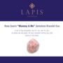 Rose Quartz 'Mummy And Me' Gemstone Bracelet Set, thumbnail 3 of 4