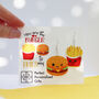 You Are The Burger To My Fries Valentine's Earrings, thumbnail 6 of 12