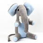 Large Soft Toy Elephant Handmade And Personalised, thumbnail 4 of 6
