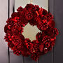 Christmas Red Berry Door Wreath, thumbnail 1 of 5