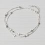 Sterling Silver Stars Bracelet, thumbnail 2 of 5