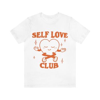'Self Love Club' Trendy Tshirt, 5 of 7