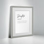 Personalised Daughter Family Keepsake Framed Print, thumbnail 5 of 10