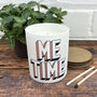 Personalised Me Time Scented Candle Gift, thumbnail 1 of 4