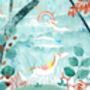 Magical Unicorn Forest Print, thumbnail 4 of 4