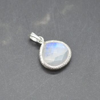 Moonstone 925 Silver Pendant: June Birthstone, 4 of 8