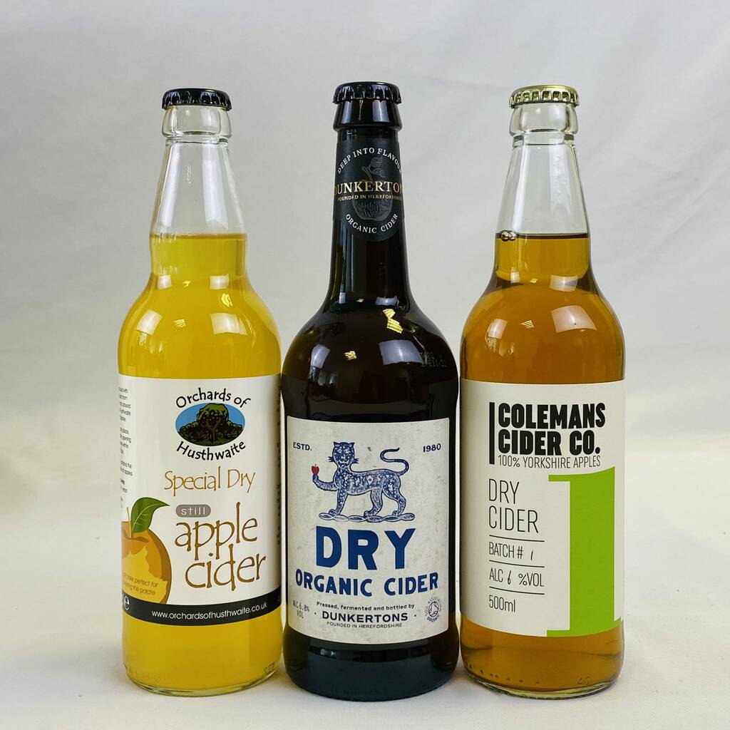 Gift Of Six Dry Ciders By Ciderlicious