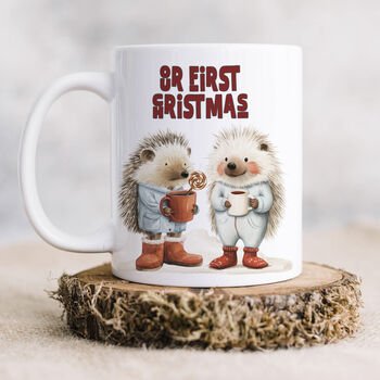 First Christmas Together Personalised Mug, 5 of 6