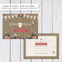 Hessian Floral Wedding Stationery, thumbnail 9 of 12