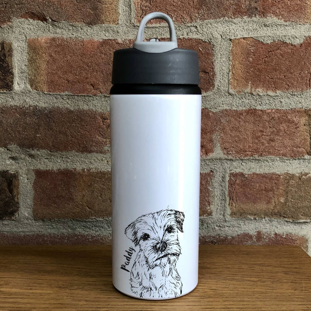 personalised dog water bottle by pearderbyshire