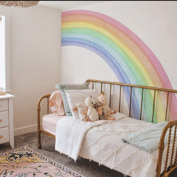 Colourful Rainbow Removable Wall Sticker, 12 of 12