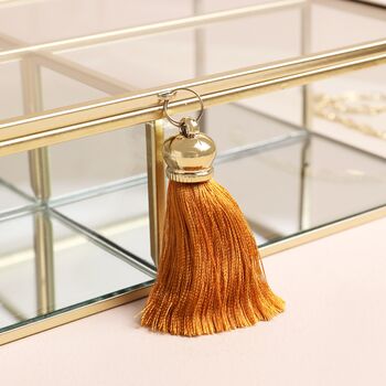 Large Glass Trinket Box With Tassel, 2 of 4