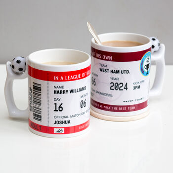 Personalised Football Mug For Dad, 9 of 10