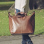 Personalised Large Leather Luggage Bag 'Fabrizio', thumbnail 1 of 12