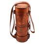 Brass Handheld Antique Finish Telescope And Leather Case, thumbnail 6 of 7