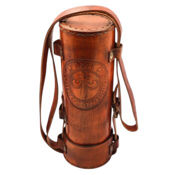 Brass Handheld Antique Finish Telescope And Leather Case, 6 of 7