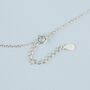 Sterling Silver Cat Pendant Necklace With Hanging Bell, thumbnail 3 of 5