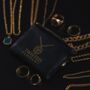 18 K Gold Plated Matte Bar Pendant Chain Necklace, thumbnail 9 of 10