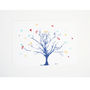 Autumn Tree And Leaves Screen Print, thumbnail 2 of 2