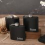 Personalised Stainless Steel Drinks Hip Flask, thumbnail 3 of 7