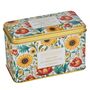 Victorian Sunflower Tea Tin With 40 English Afternoon Teabags, thumbnail 1 of 5