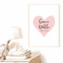 Personalised New Baby Girl Or Boy Print, thumbnail 2 of 4