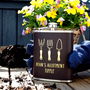 Personalised Allotment Gardening Hip Flask, thumbnail 1 of 4