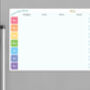 Personalised Weight Loss Meal Planner Whiteboard, thumbnail 4 of 4