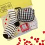 Bows And Hearts Purse And Socks Letterbox Gift, thumbnail 1 of 8