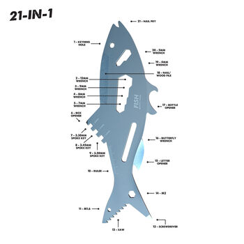 Fish Multi Tool – 21 In One Fisherman’s Gadget, 4 of 4