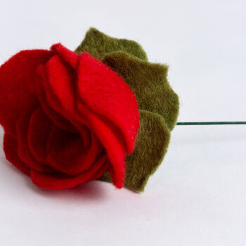Dozen Red Roses Felt Kit Valentines, 4 of 7