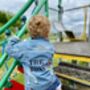 Personalised Baby/Toddler Denim Jacket With Bear, thumbnail 3 of 8