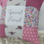 Special Friend Cushion Purple Bees And Flowers, thumbnail 7 of 12
