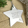 Pet Memorial Mirrored Star Christmas Tree Decoration, thumbnail 1 of 5
