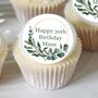 Personalised Eucalyptus Design Edible Drink Toppers, thumbnail 5 of 5