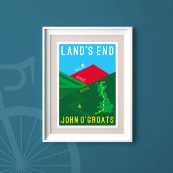 Land's End – John O' Groats Cycle Print Three, 2 of 2