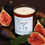 Cassis And Fig Scented Soy Candle, thumbnail 1 of 3