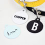Personalised Name Pet Tag Bauble Shaped, thumbnail 1 of 5