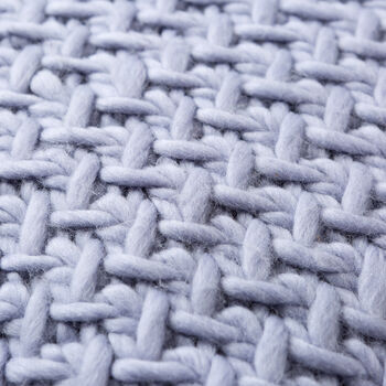 Herringbone Cushion Knitting Kit, 4 of 6